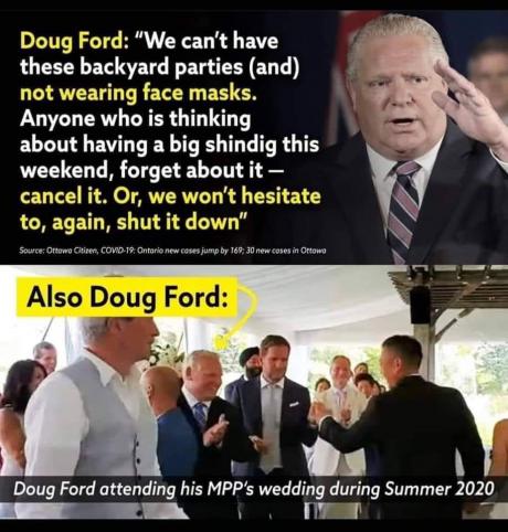 Doug Ford Parties (Summer 2020)